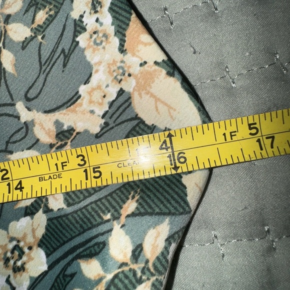 Urban Outfitters Floral Green Slip cowl neck Dress. EUC Size Small - Picture 6 of 14